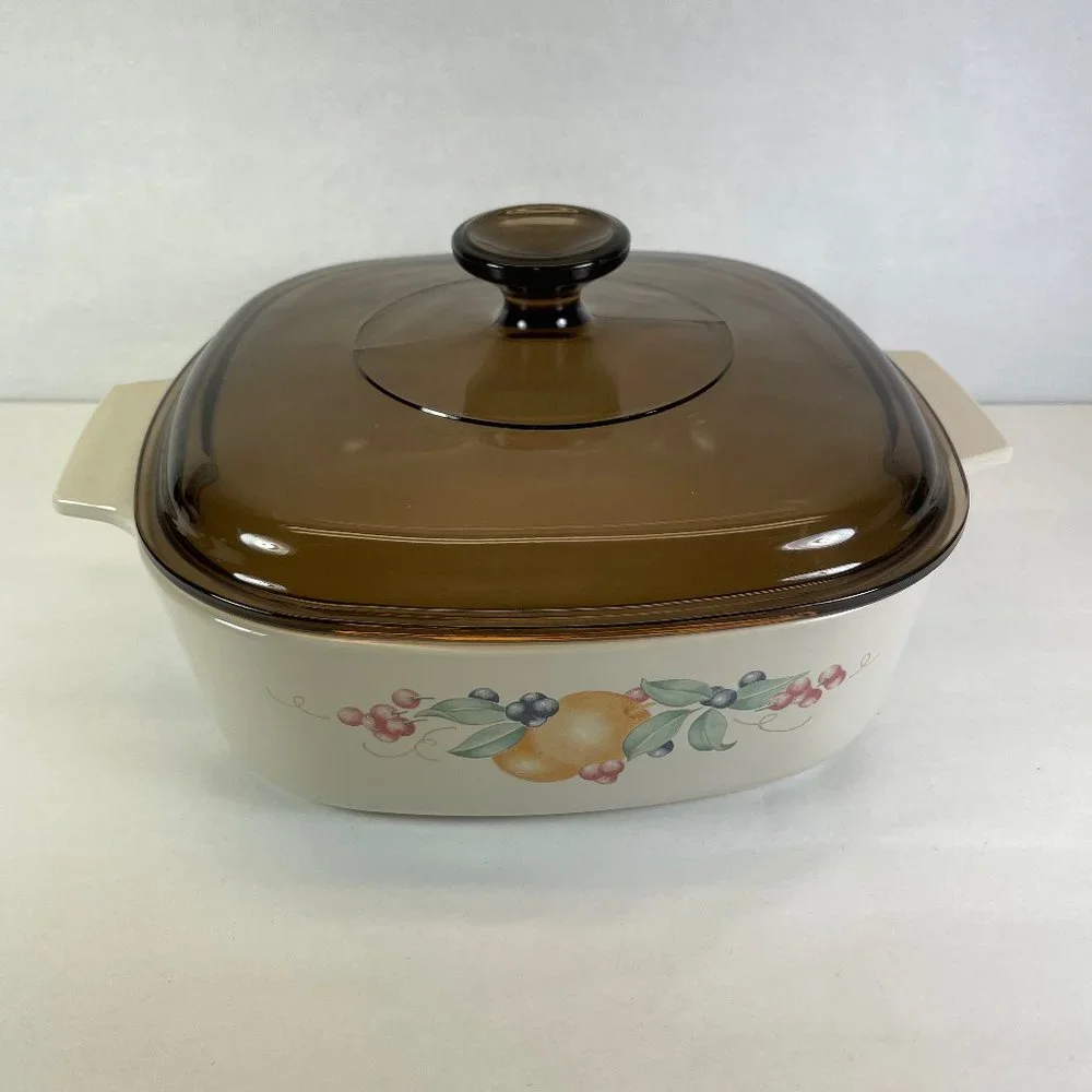 Corning Ware Abundance Fruit Casserole 2 Quart